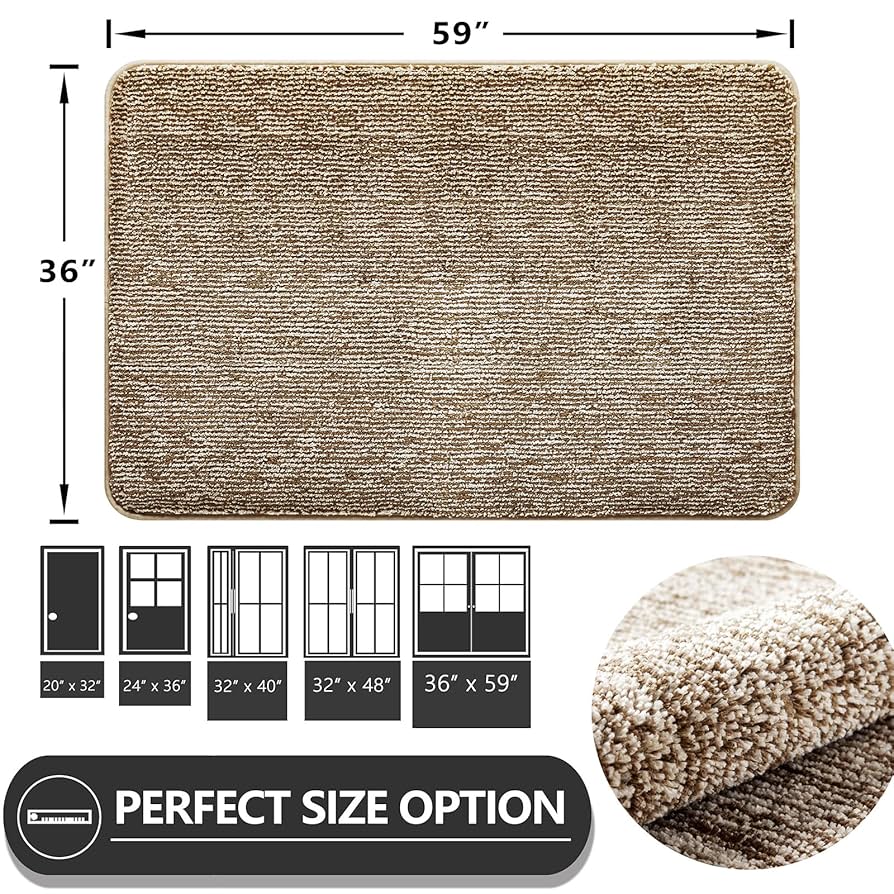 Amazon.com : REFETONE Indoor Doormat, Front Door Mat 36